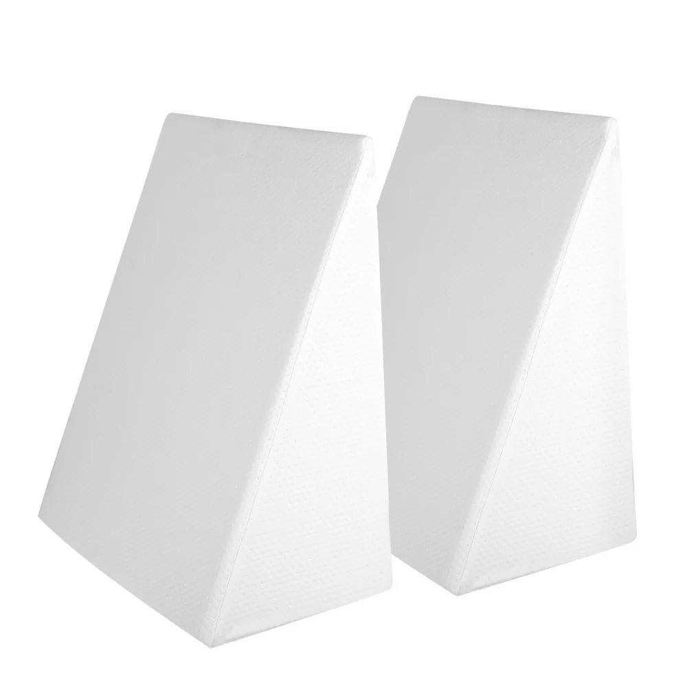 Set of 2 Wedge Pillow - White - Nurns