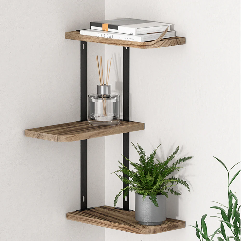 Artiss Floating Wall Shelf 3-Tier - Nurns