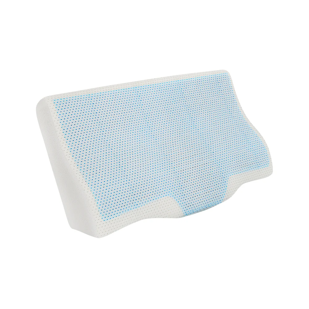 Memory Foam Contour Pillow Cool Gel Bamboo Cover - Nurns