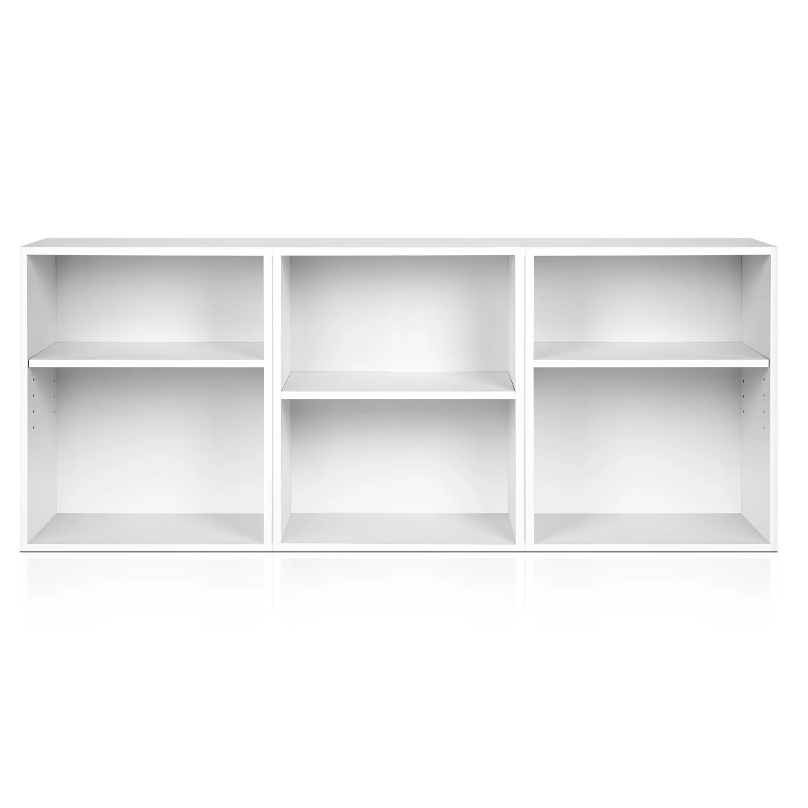 Artiss Bookshelf Set of 3 - Vena White - Nurns