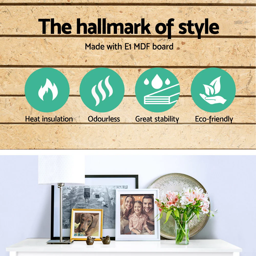 Quillon Wooden 3-tier Console Table - White Polly - Nurns