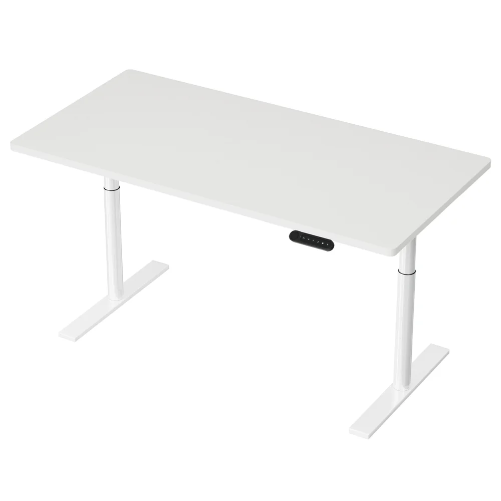 Artiss Standing Desk Motorised Electric Dual Motor 140cm White - Nurns