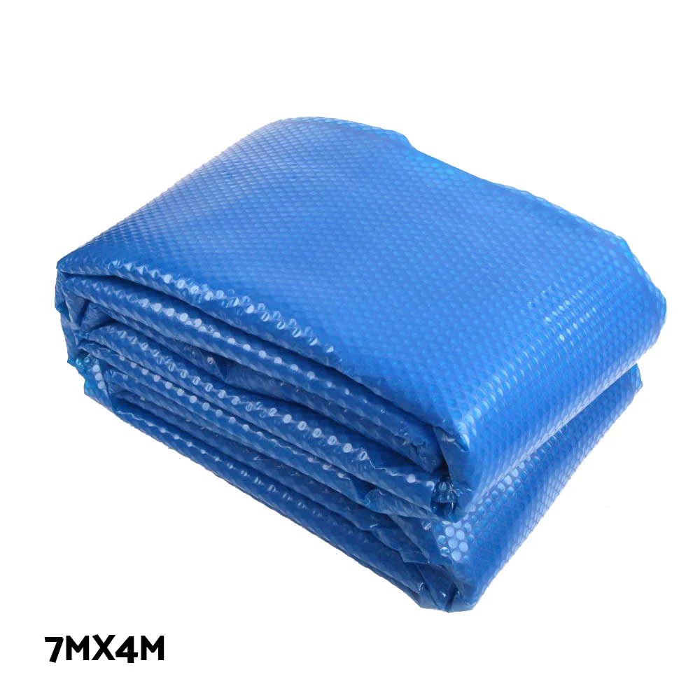 Solar Swimming Pool Cover Roller Blanket Bubble Heater Covers 7x4M - Nurns