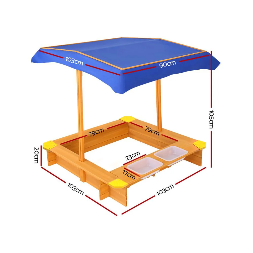 Outdoor Canopy Sand Pit - Nurns