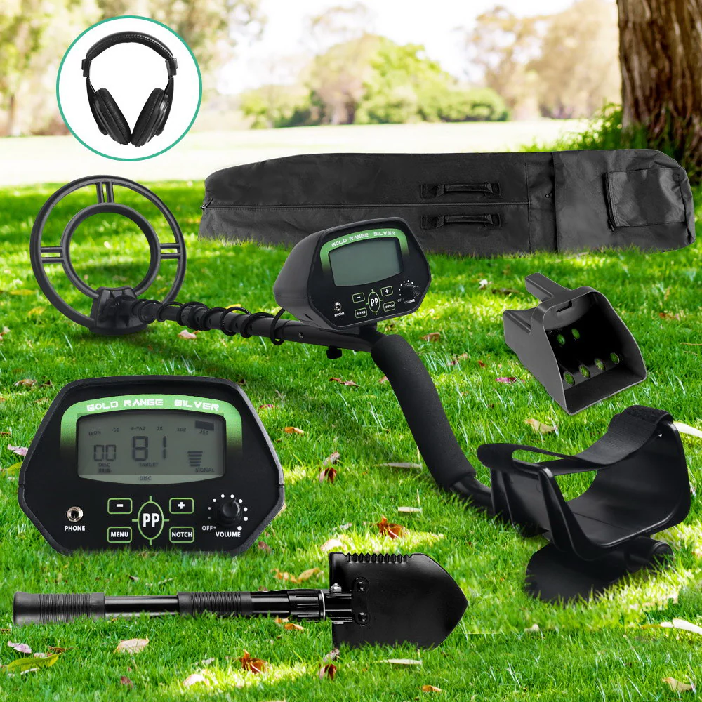 Deep Sensitive Metal Detector Searching Gold Digger Treasure Hunter LCD Shovel Sand Scoop - Nurns
