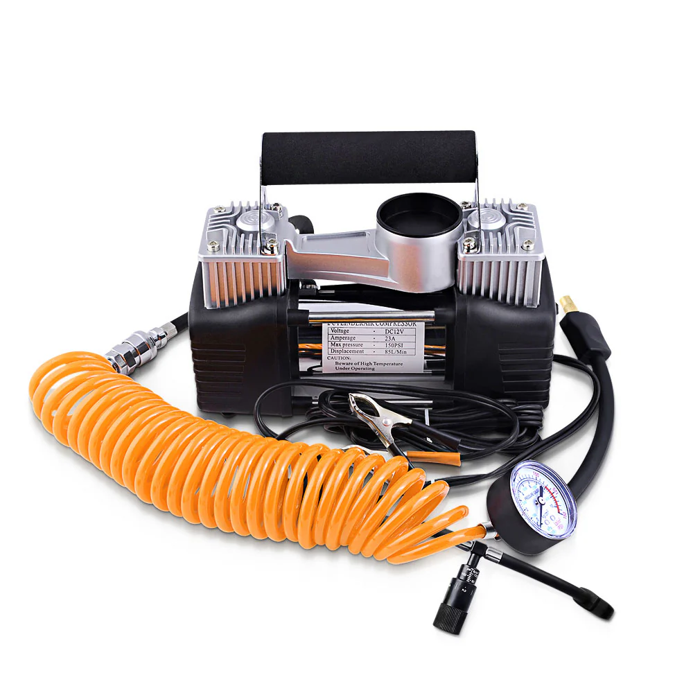 85L/min 12V Portable Air Compressor - Nurns