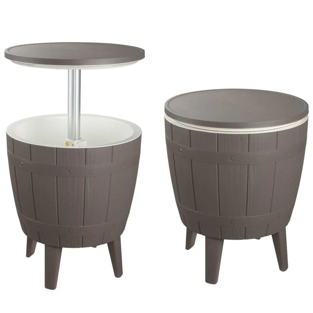 Murphy Cooler Table - Taupe - Nurns