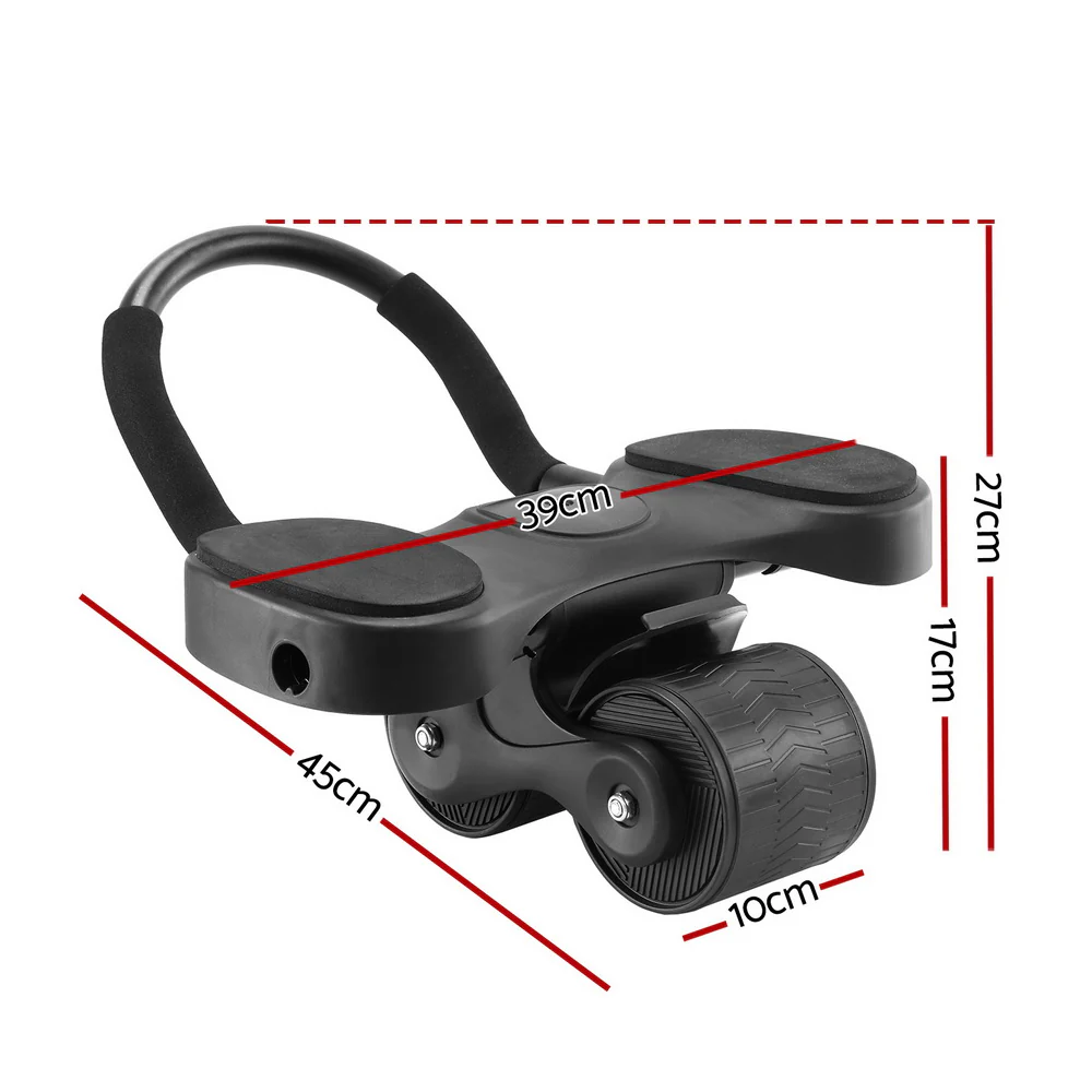 Everfit Ab Roller Automatic Rebound Abdominal Exercise Wheel Home Gym Workout - Nurns