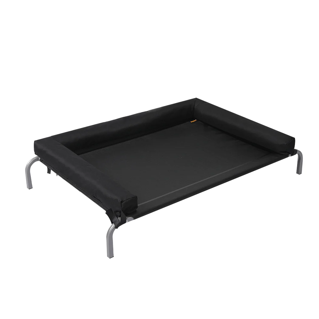 MEDIUM Dog Beds Elevated Pet Puppy - Black - Nurns