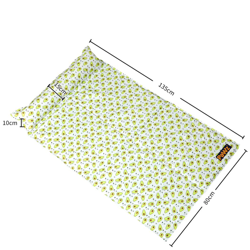 XLarge Dog Beds Pet Cooling Mat Gel Non-Toxic - Yellow - Nurns