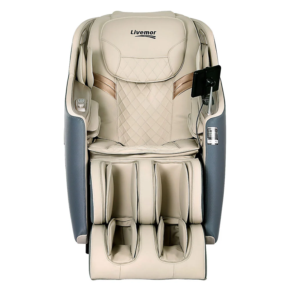 Themis Massage Chair Electric Recliner Home Massager 3D - Grey - Nurns