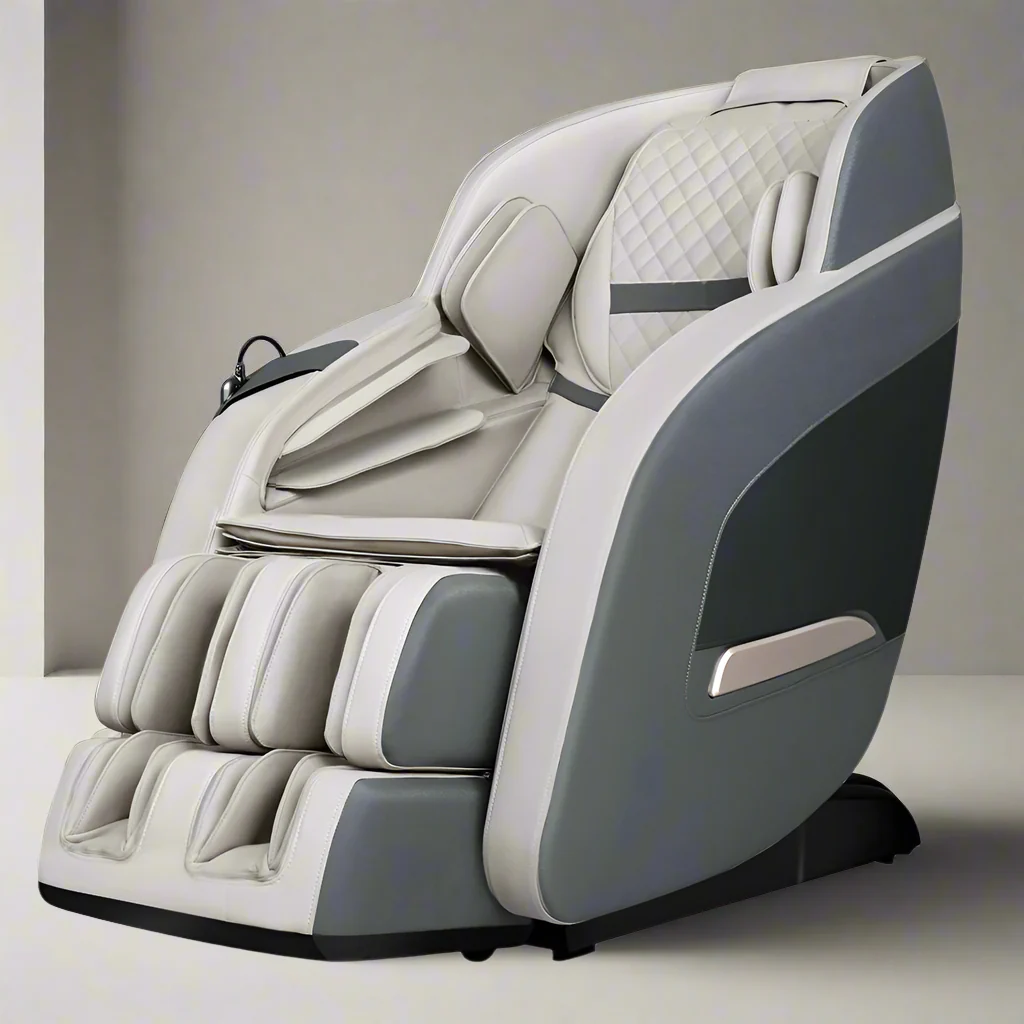 Eryx Electric Massage Chair Zero Gravity Recliner Shiatsu Kneading Massager - Grey - Nurns