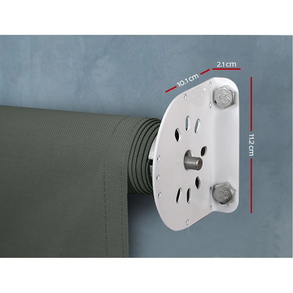 Instahut Window Fixed Pivot Arm Awning Outdoor Blinds Retractable Canopy3.1x2.1M - Nurns