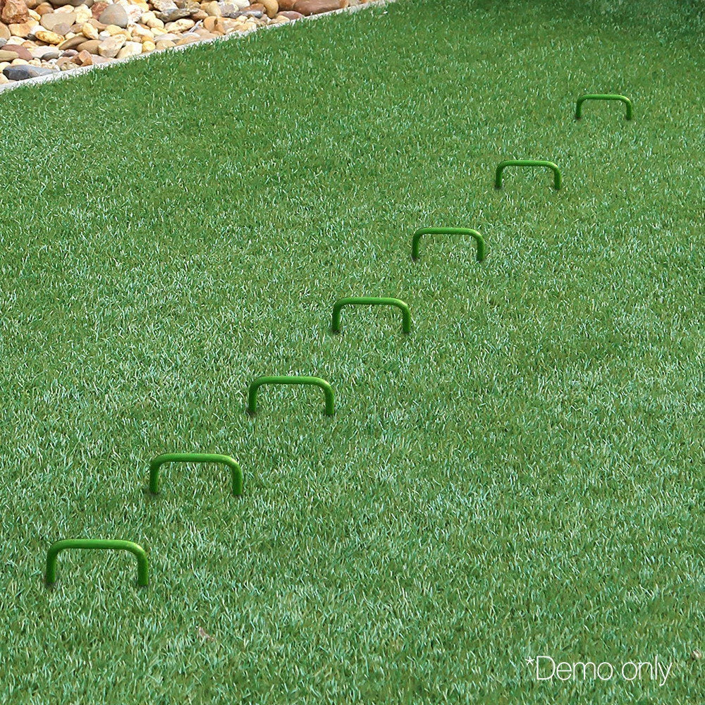 Primeturf Artificial Grass 200pcs Synthetic Pins Fake Lawn Turf Weed Mat Pegs Joining Tape - Nurns