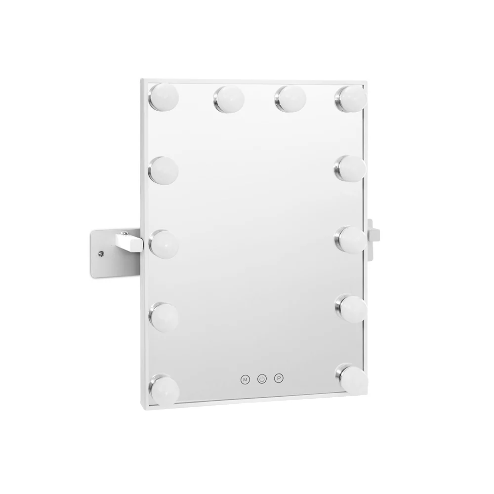 Hollywood Wall mirror Makeup Mirror With Light Vanity 12 LED Bulbs - Nurns