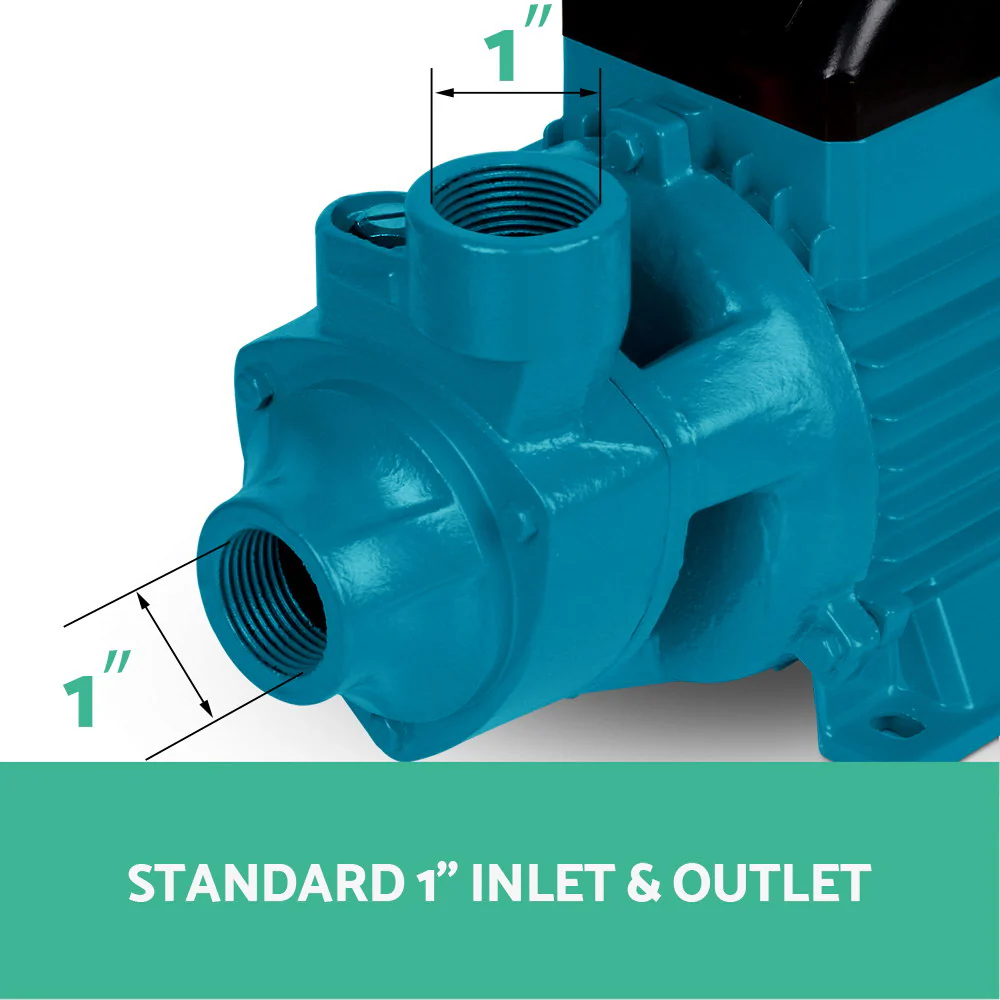 Auto Peripheral Pump Clean Water Garden Farm Rain Tank Irrigation - Yellow - Nurns