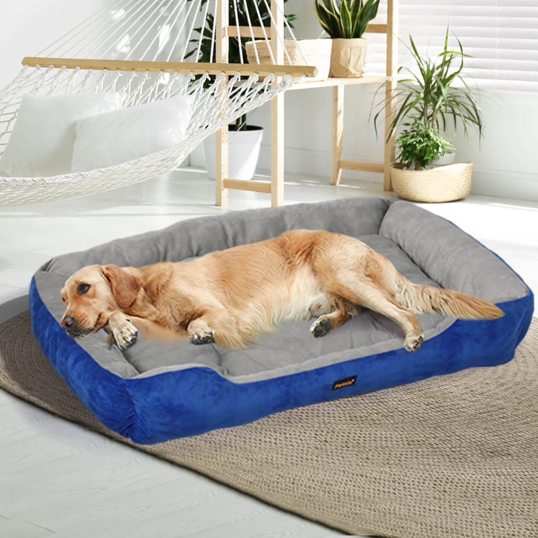 XXLarge Dog Beds Pet Mattress Bedding - Navy - Nurns