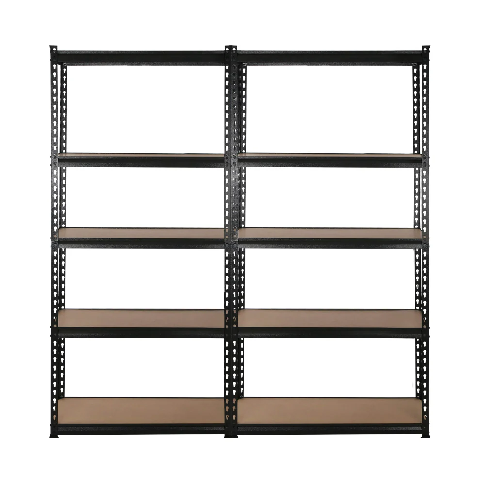 Giantz 4x1.8M Garage Shelving Warehouse Rack Pallet Racking Storage Shelve Black - Nurns