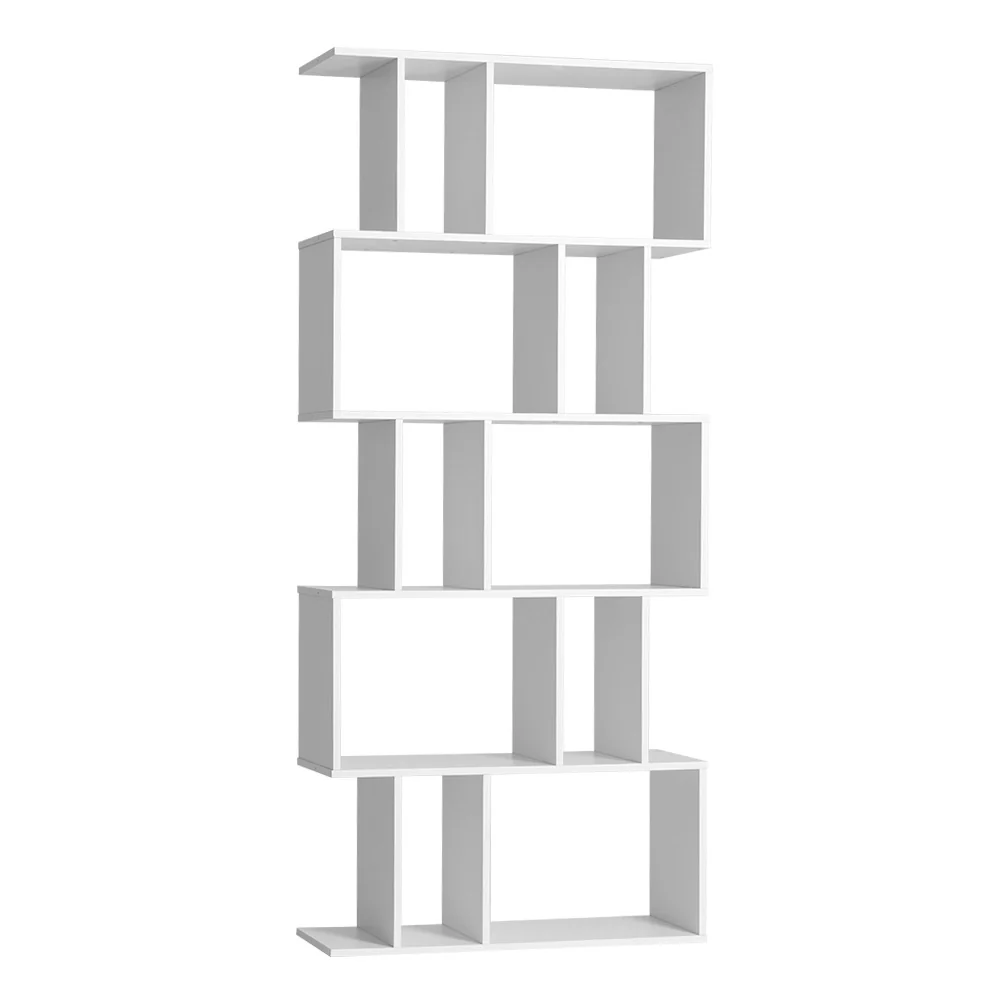 Artiss Bookshelf 5 Tiers - Rita White - Nurns