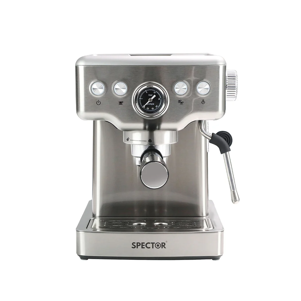 Spector 20 Bar Coffee Machine Espresso Maker with Milk Frothier - Nurns