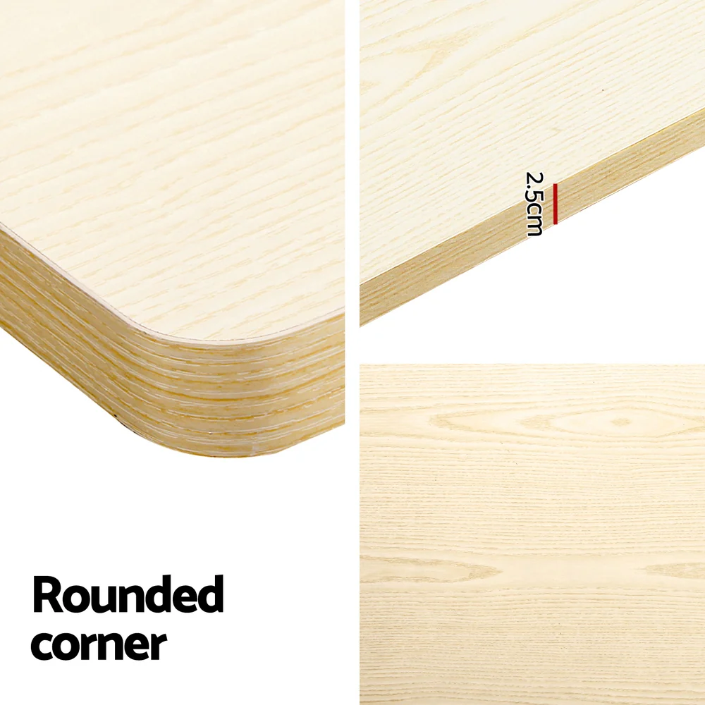 Artiss Standing Desk Motorised Electric Dual Motor White Oak 120cm - Nurns