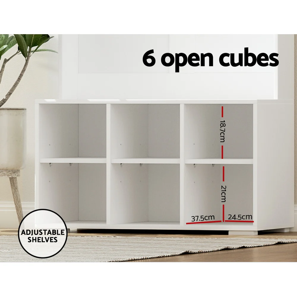 Artiss Shoe Rack Cabinet Hall Tree Coat Rack 180CM White - Nurns