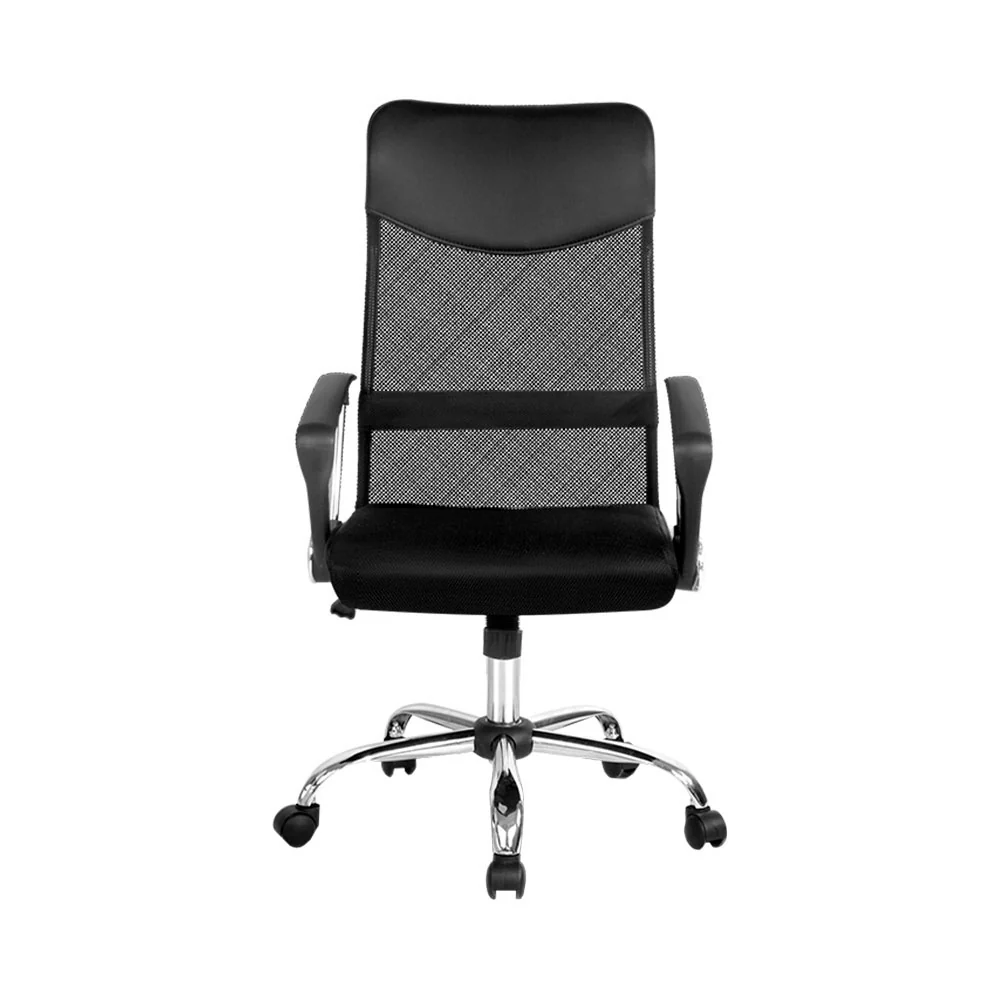 Artiss Mesh Office Chair High Back Black - Nurns