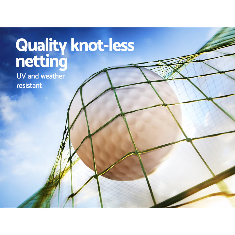 Everfit 3m Golf Practice Net Hitting Cage with Steel Frame Baseball Training - Nurns