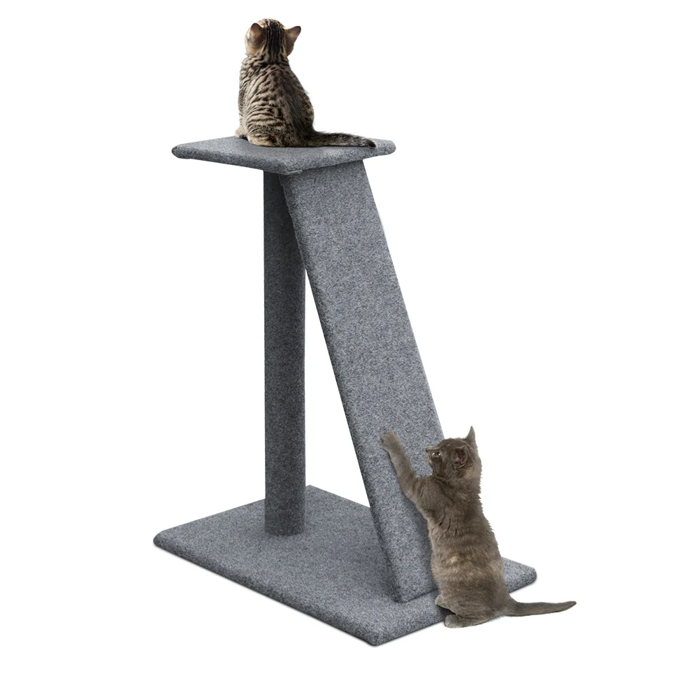 Cat Tree Trees Scratching Post Scratcher Tower Condo House Climb 82cm - Grey - Nurns