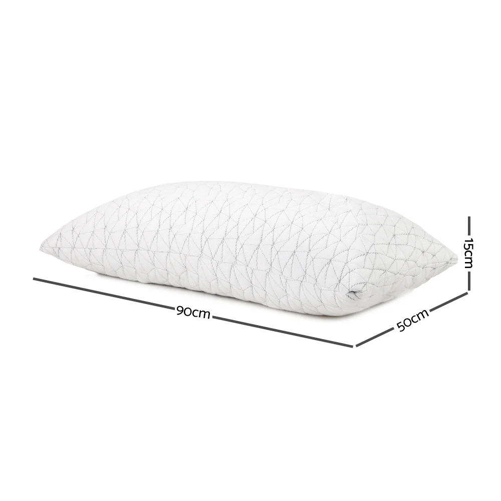 Set of 2 Memory Foam Pillow King Size - Nurns