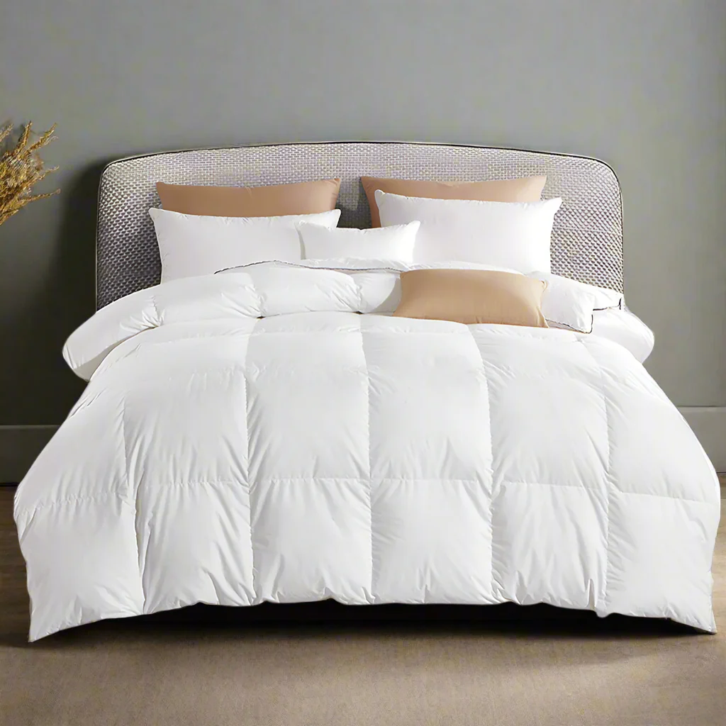 Double Giselle Bedding 700GSM Goose Down Feather Quilt - Nurns