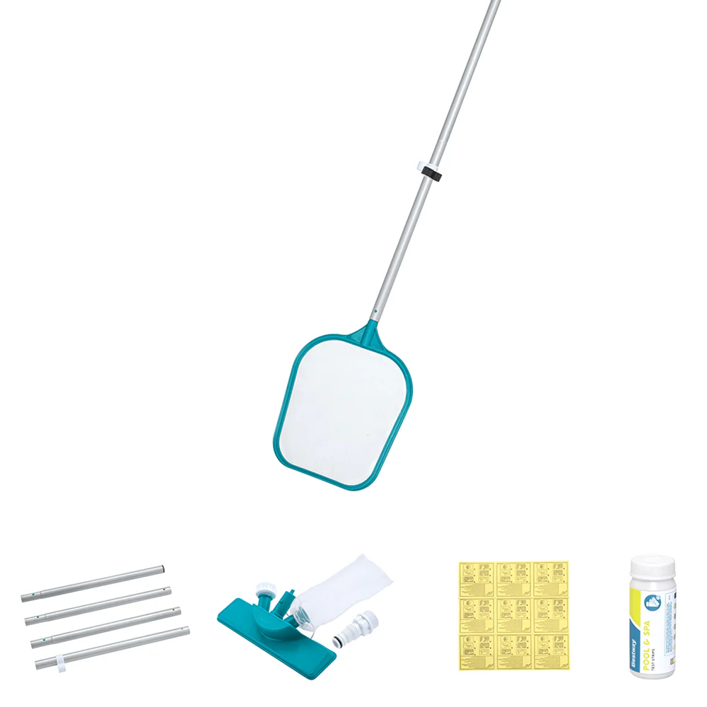 Pool Cleaner Vacuum Chemical Dispenser Thermometer Swimming Pools Cleaning Kit - Nurns