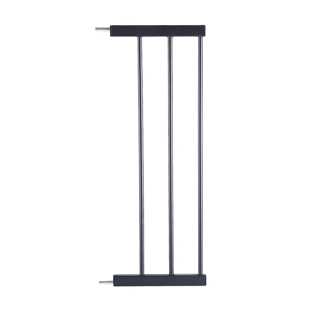 Baby Kids Safety Security Gate Stair Barrier Doors Extension Panels 20cm Black - Nurns