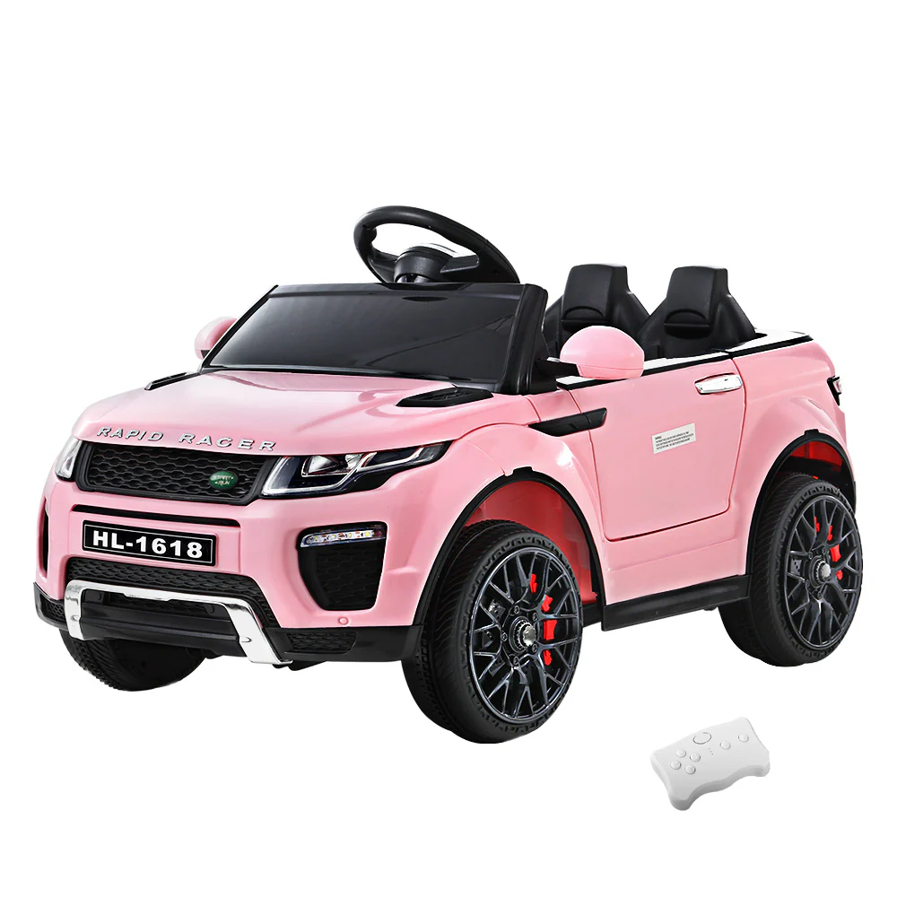 Kids Ride on Car Electric 12V Remote Toy Cars Battery SUV Toys - Pink - Nurns