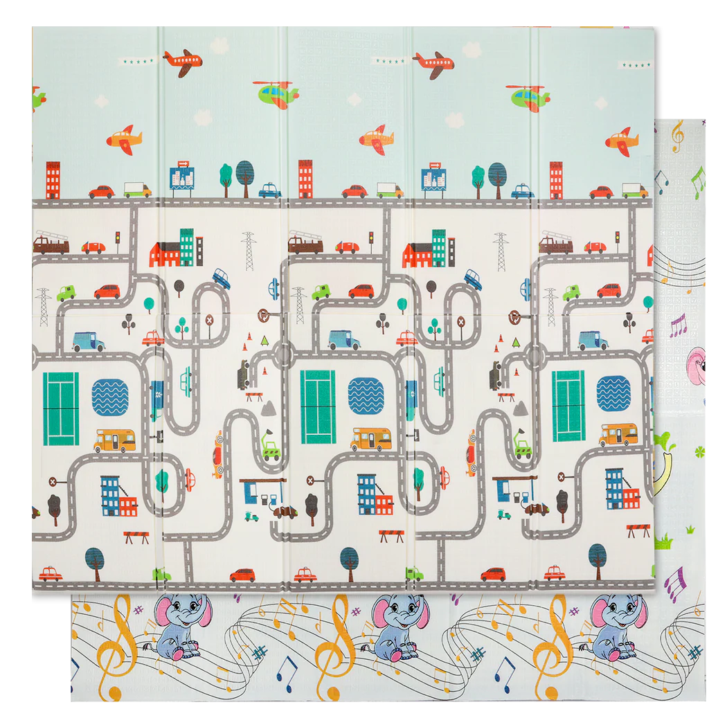 BoPeep Kids Play Mat Baby Crawling Pad Floor Foldable XPE Foam Non-slip Cloud - Nurns