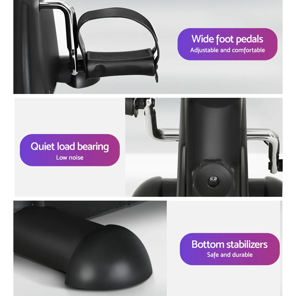 Everfit Pedal Exerciser Mini Exercise Bike Cross Trainer Under Desk Bike - Nurns