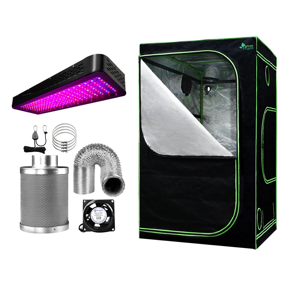 Grow Tent Light Kit 120x120x200CM 2000W LED 6