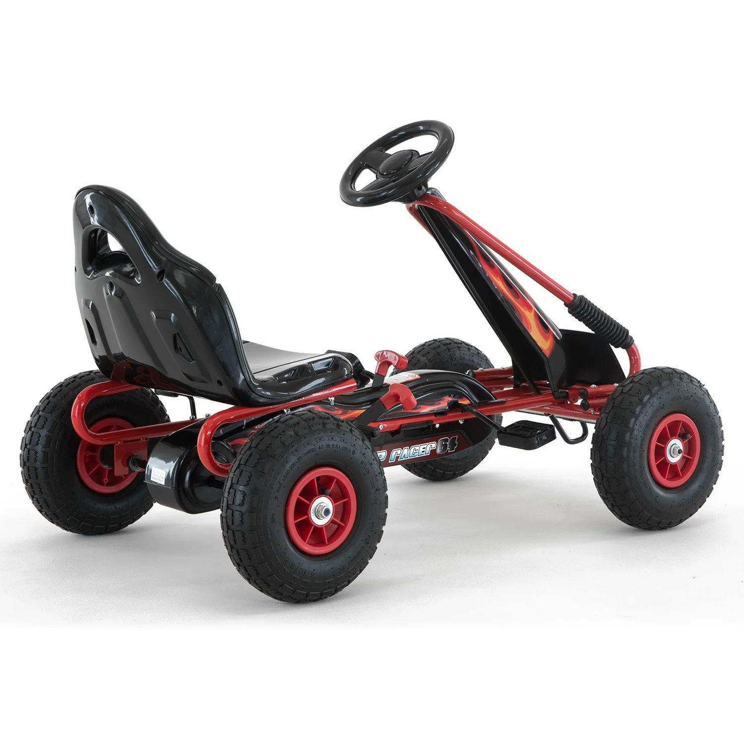 Kahuna G95 Kids Ride On Pedal-Powered Go Kart - Red - Nurns
