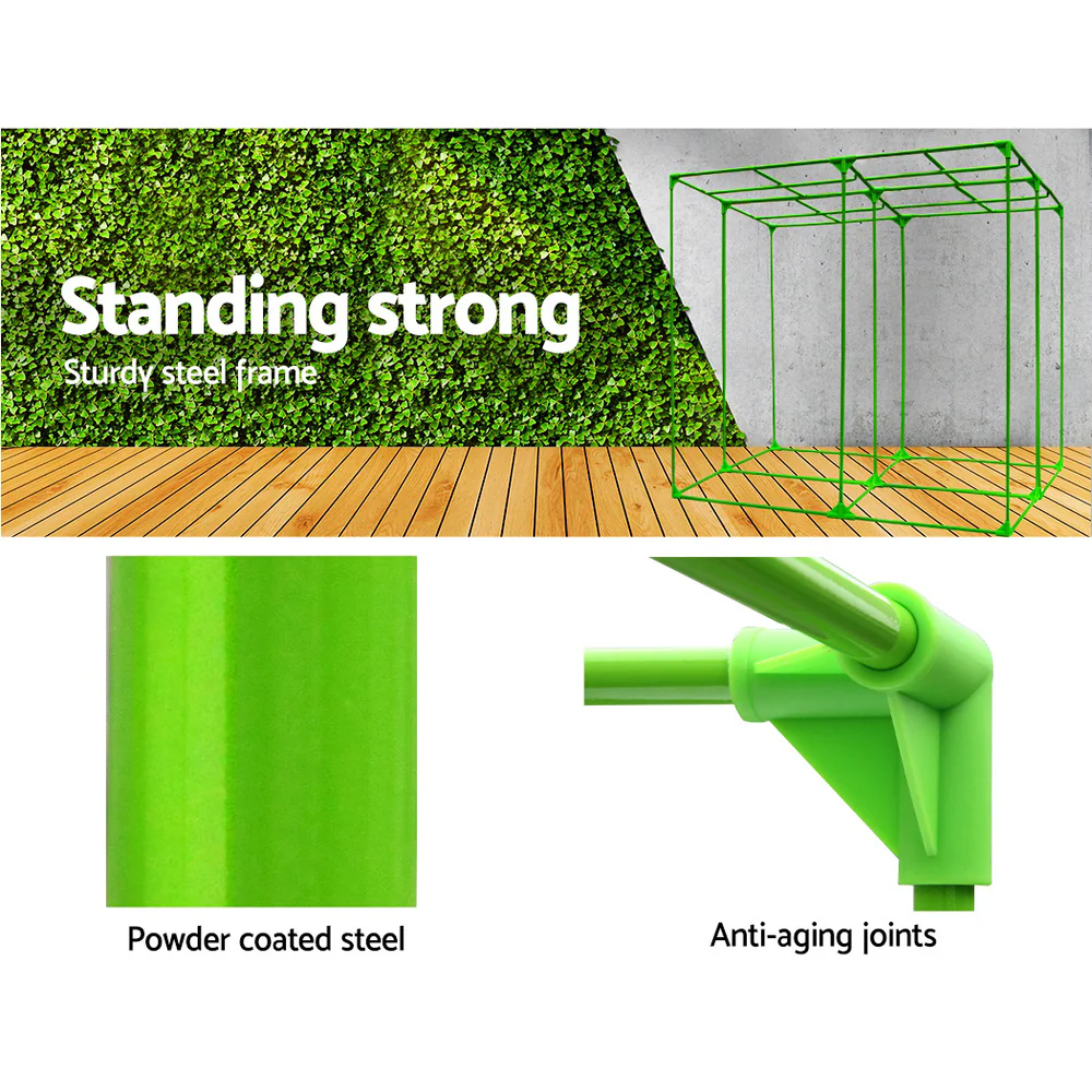 Grow Tent 200x200x200CM Hydroponics Kit Indoor Plant Room System - Nurns