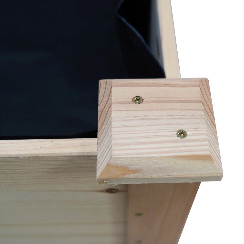 Garden Bed Elevated 120x60x80cm Wooden Planter Box Raised Container - Nurns