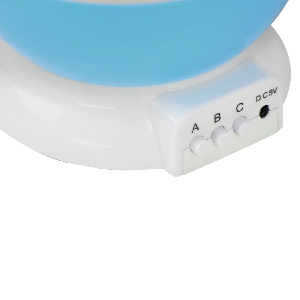 LED Night Star Sky Projector Light Lamp Rotating Starry Baby Room Kids Gift - Blue - Nurns