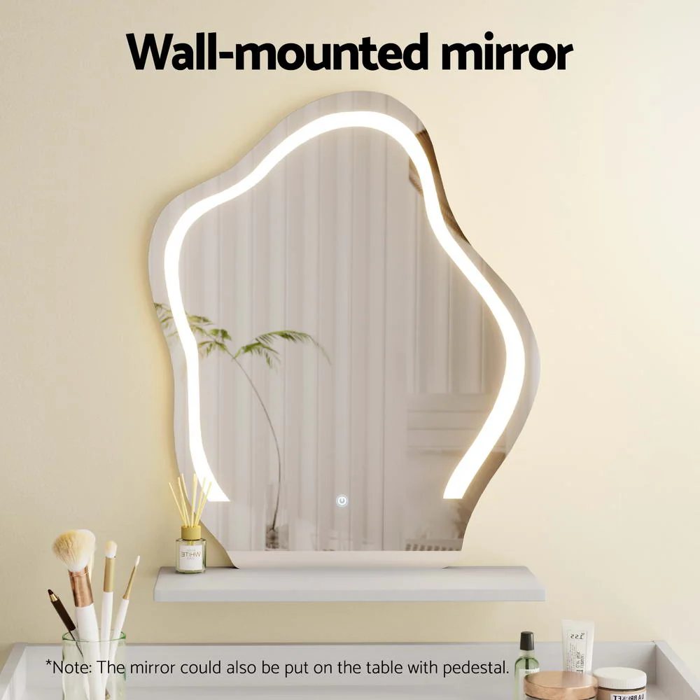 Dressing Table Floating LED - White - Nurns
