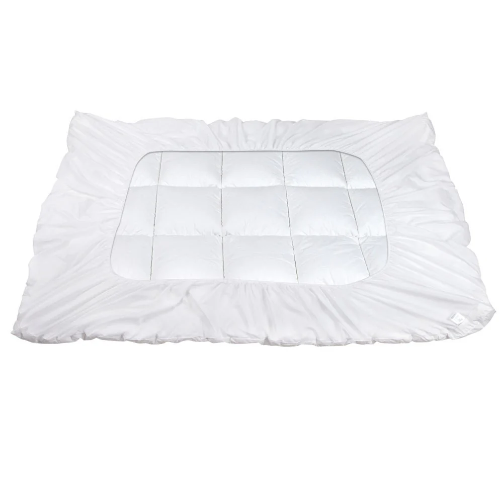 King Single Giselle Bedding Mattress Topper Pillowtop Protector Pad - Nurns