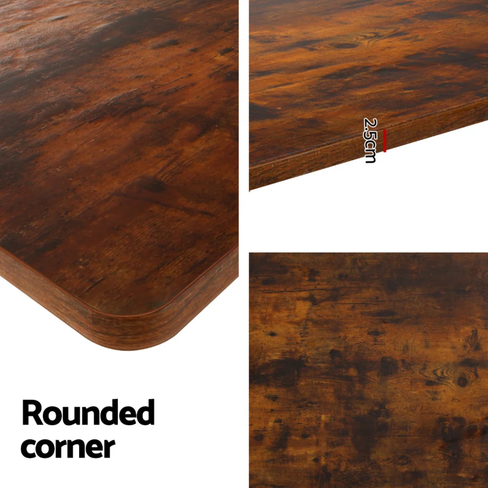 Artiss Standing Desk Motorised Dual Motor 140cm Rustic Brwon - Nurns