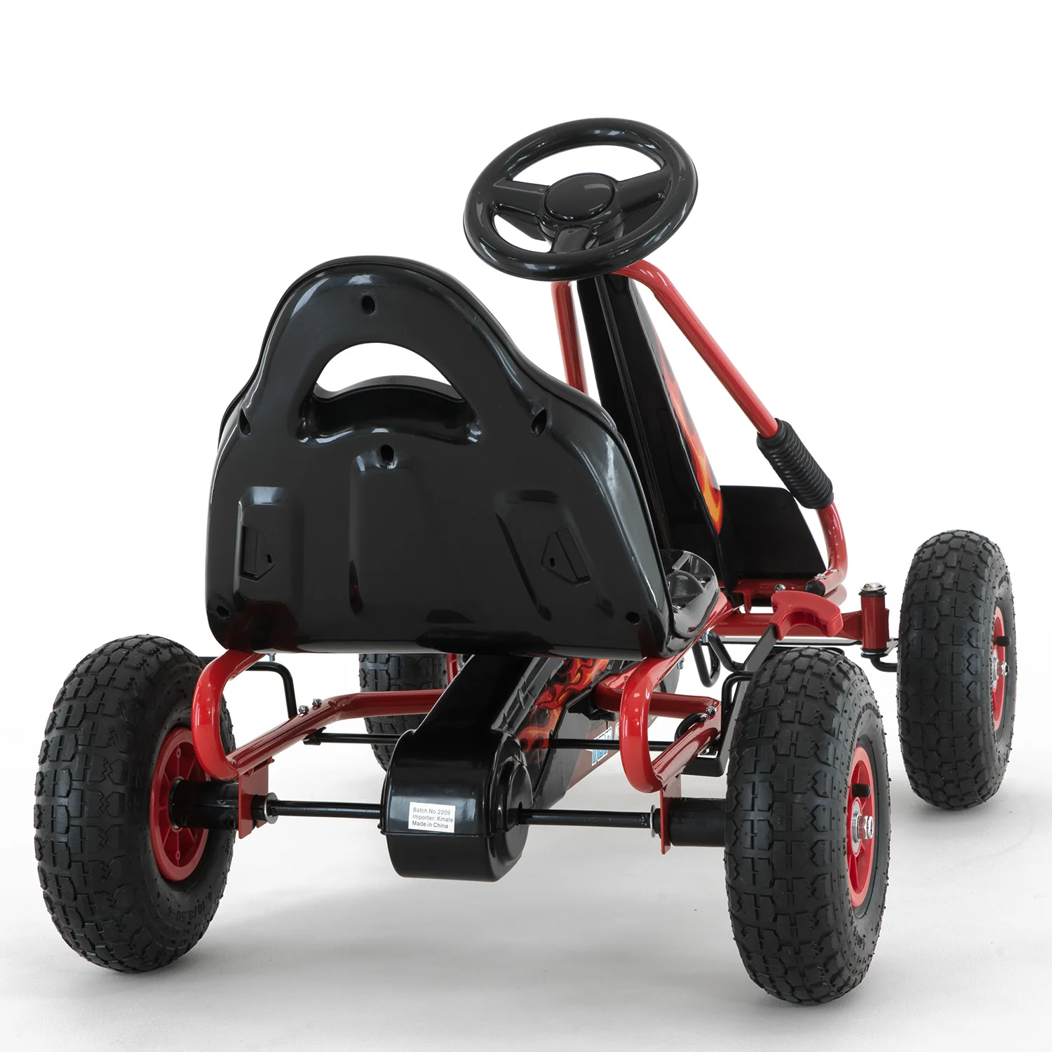 Kahuna G95 Kids Ride On Pedal-Powered Go Kart - Red - Nurns