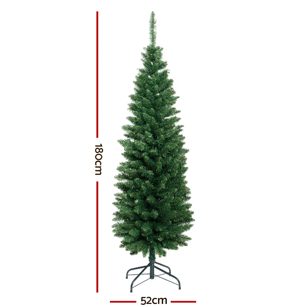 6ft 1.8m 300 Tips Christmas Tree Xmas Tree Decorations Green - Nurns