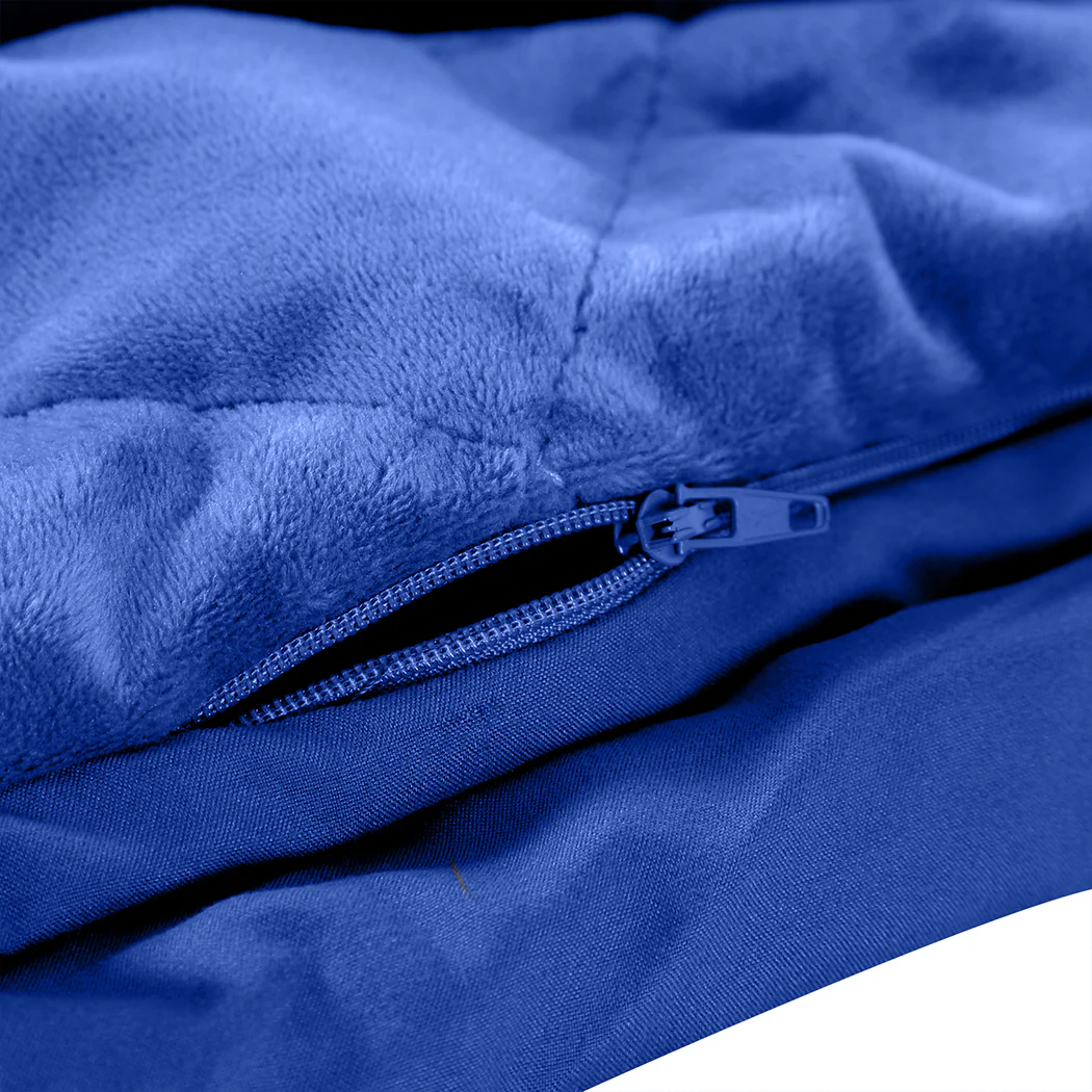 Winston Weighted Soft Blanket 7KG Anti-Anxiety Gravity - Royal Blue - Nurns