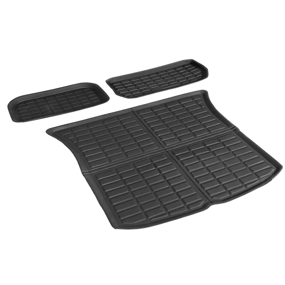 Tesla Model Y 2021-2024 Rear Well Front Cargo Trunk Toolbox Boot Liner Floor Mat - Nurns