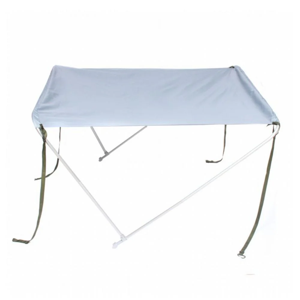 White Boat Foldable Anti-UV Tent Sunshade Awning Bimini Top Canopy Cover - Nurns
