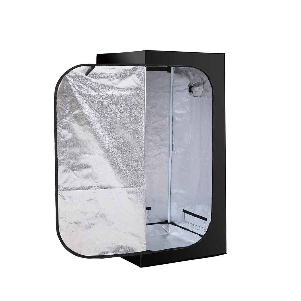 Garden Hydroponics Grow Room Tent Reflective Aluminum Oxford Cloth 75x75x130cm - Nurns
